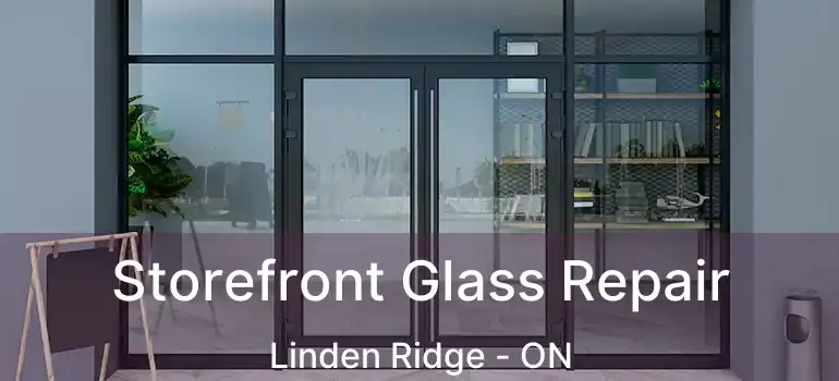  Storefront Glass Repair Linden Ridge - ON