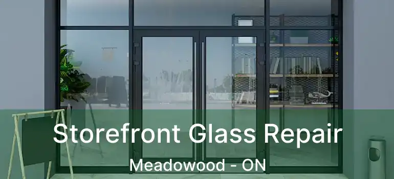  Storefront Glass Repair Meadowood - ON