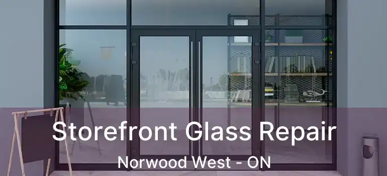  Storefront Glass Repair Norwood West - ON