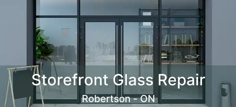  Storefront Glass Repair Robertson - ON