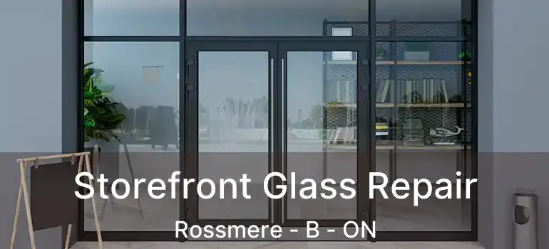  Storefront Glass Repair Rossmere - B - ON