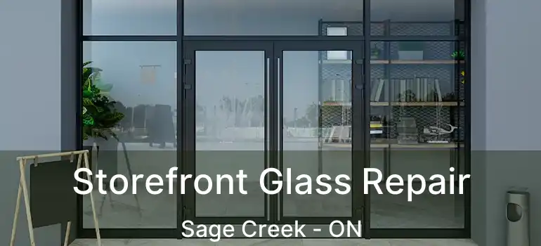  Storefront Glass Repair Sage Creek - ON