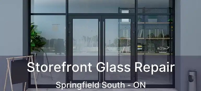  Storefront Glass Repair Springfield South - ON
