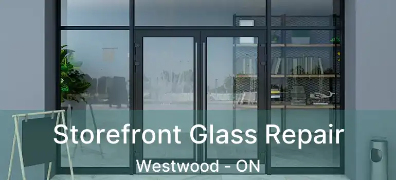  Storefront Glass Repair Westwood - ON