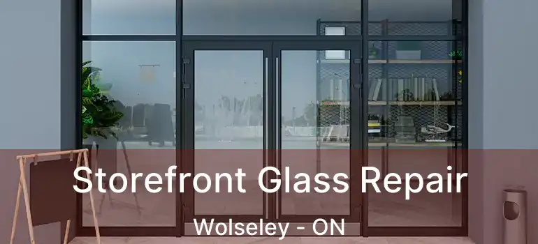  Storefront Glass Repair Wolseley - ON
