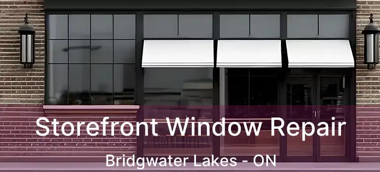  Storefront Window Repair Bridgwater Lakes - ON