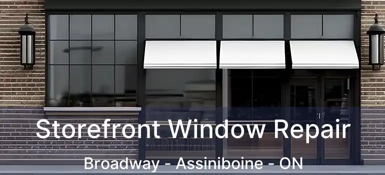  Storefront Window Repair Broadway - Assiniboine - ON