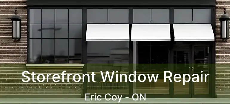  Storefront Window Repair Eric Coy - ON