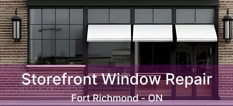  Storefront Window Repair Fort Richmond - ON