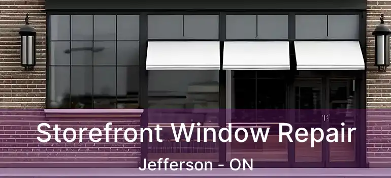  Storefront Window Repair Jefferson - ON