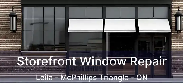  Storefront Window Repair Leila - McPhillips Triangle - ON