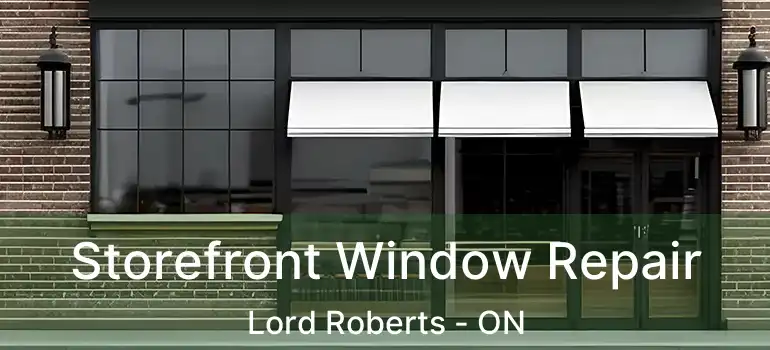  Storefront Window Repair Lord Roberts - ON
