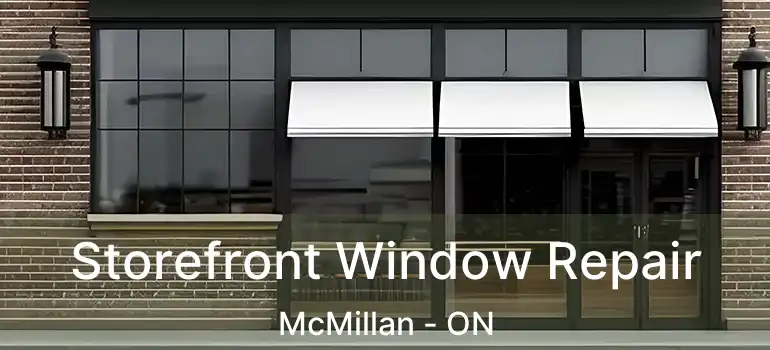  Storefront Window Repair McMillan - ON