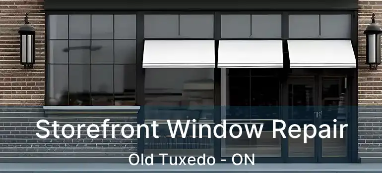  Storefront Window Repair Old Tuxedo - ON