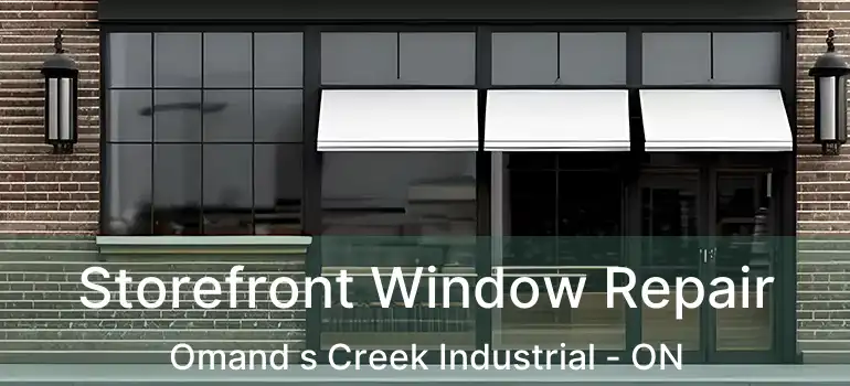  Storefront Window Repair Omand s Creek Industrial - ON