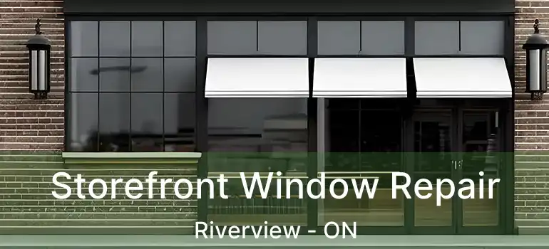  Storefront Window Repair Riverview - ON