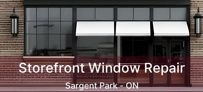  Storefront Window Repair Sargent Park - ON