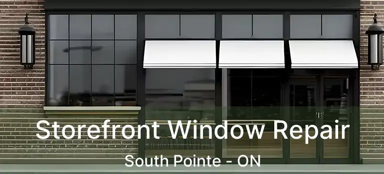  Storefront Window Repair South Pointe - ON