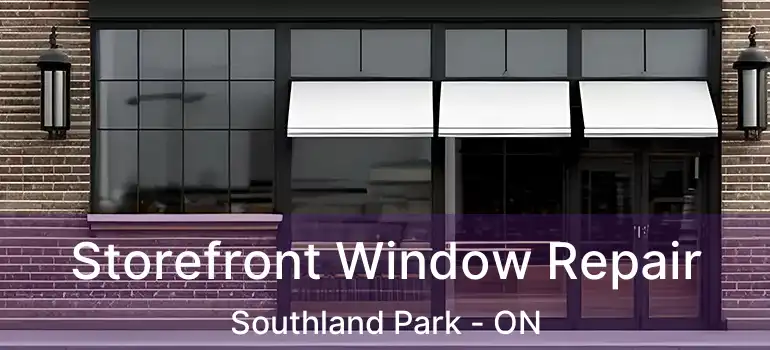 Storefront Window Repair Southland Park - ON