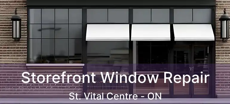  Storefront Window Repair St. Vital Centre - ON
