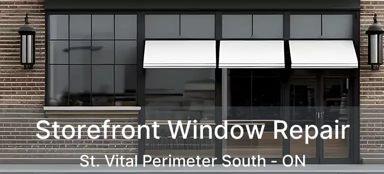  Storefront Window Repair St. Vital Perimeter South - ON