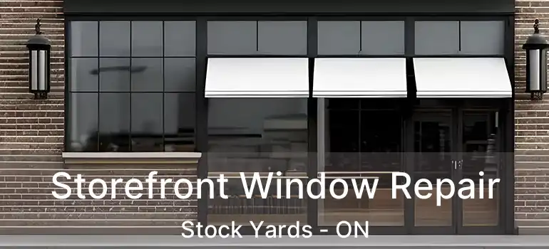  Storefront Window Repair Stock Yards - ON