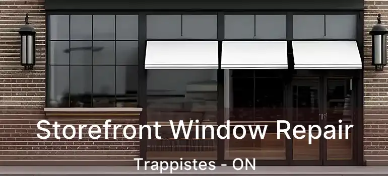  Storefront Window Repair Trappistes - ON