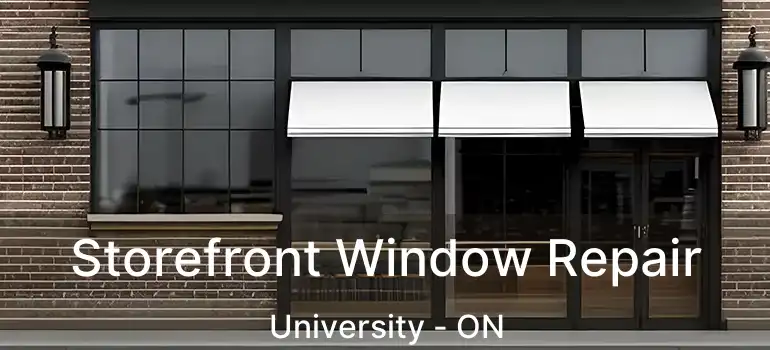  Storefront Window Repair University - ON