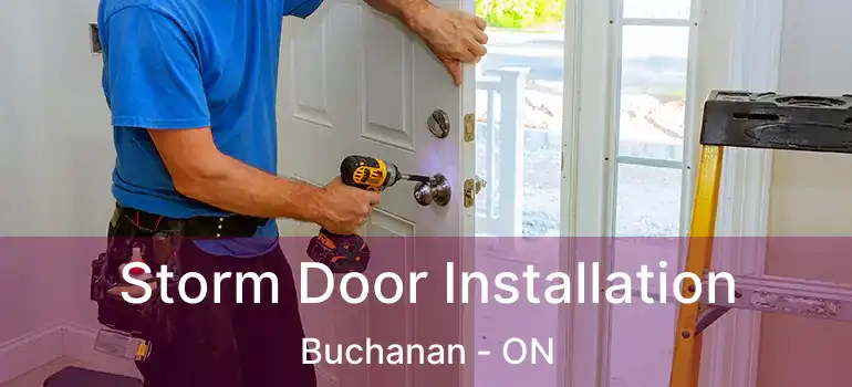  Storm Door Installation Buchanan - ON