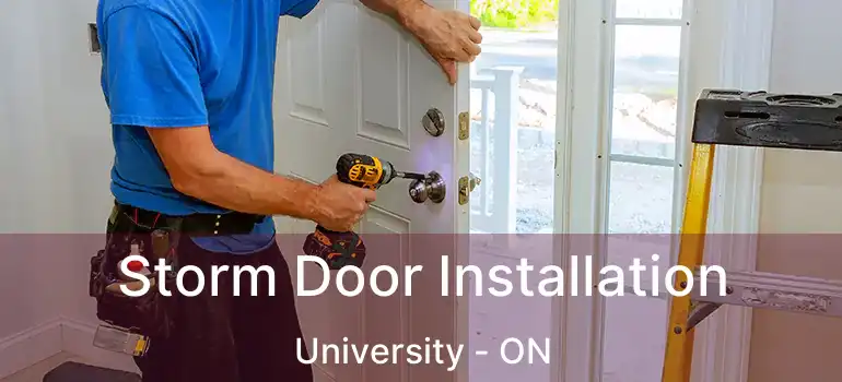 Storm Door Installation University - ON