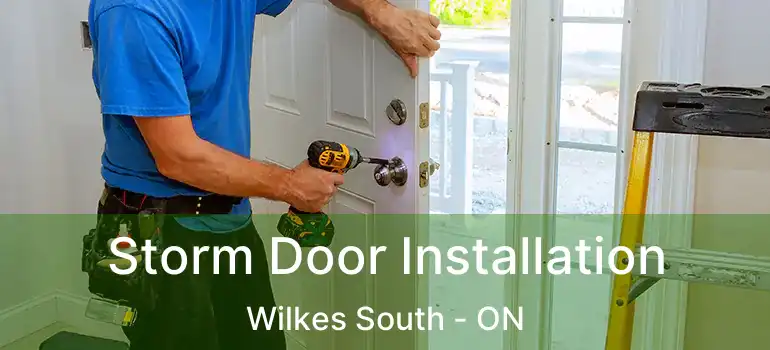  Storm Door Installation Wilkes South - ON