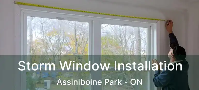  Storm Window Installation Assiniboine Park - ON