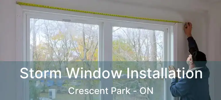  Storm Window Installation Crescent Park - ON