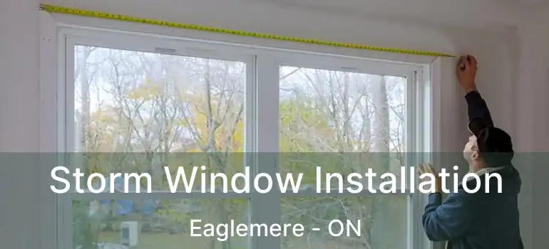  Storm Window Installation Eaglemere - ON
