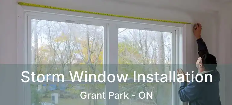  Storm Window Installation Grant Park - ON