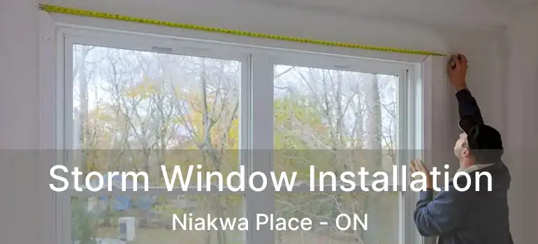  Storm Window Installation Niakwa Place - ON