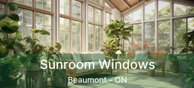  Sunroom Windows Beaumont - ON