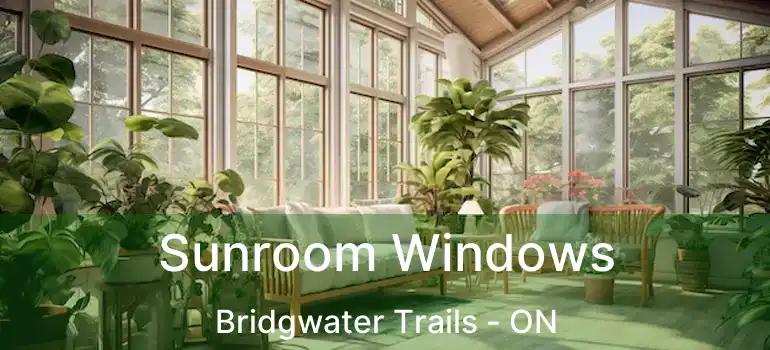  Sunroom Windows Bridgwater Trails - ON
