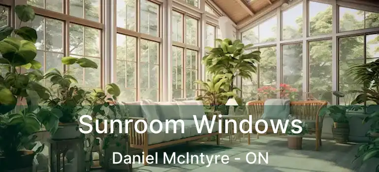  Sunroom Windows Daniel McIntyre - ON