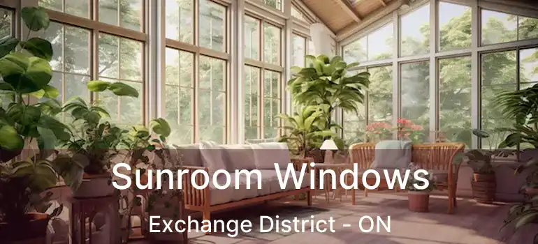  Sunroom Windows Exchange District - ON