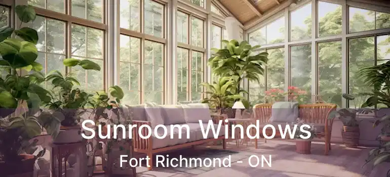  Sunroom Windows Fort Richmond - ON