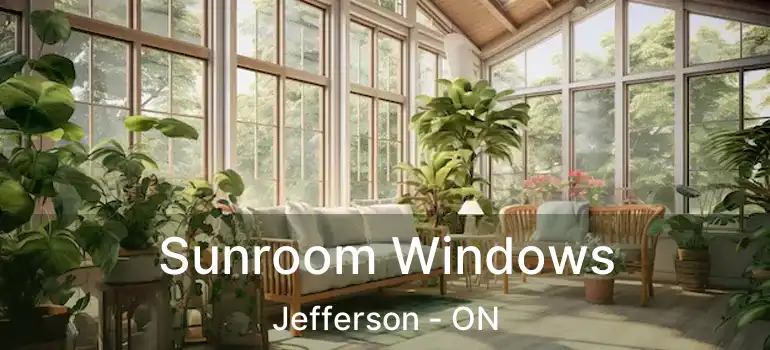  Sunroom Windows Jefferson - ON