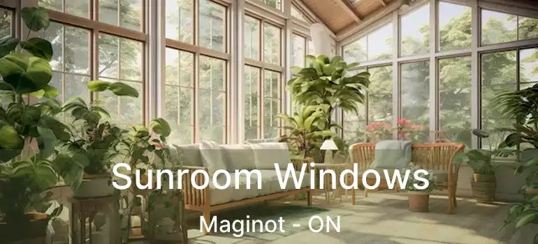  Sunroom Windows Maginot - ON