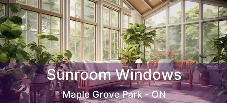  Sunroom Windows Maple Grove Park - ON
