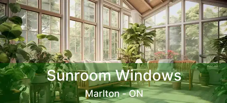  Sunroom Windows Marlton - ON