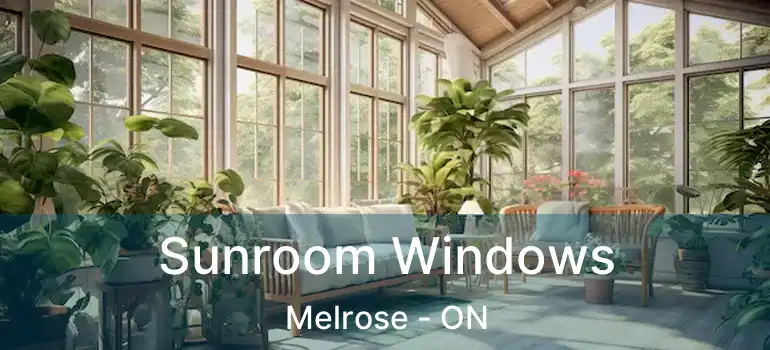  Sunroom Windows Melrose - ON