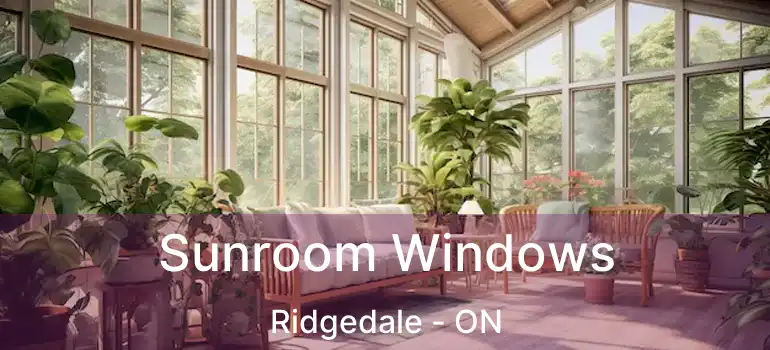  Sunroom Windows Ridgedale - ON