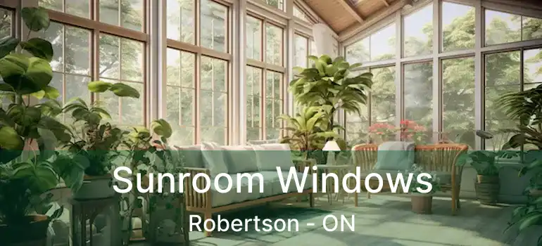  Sunroom Windows Robertson - ON