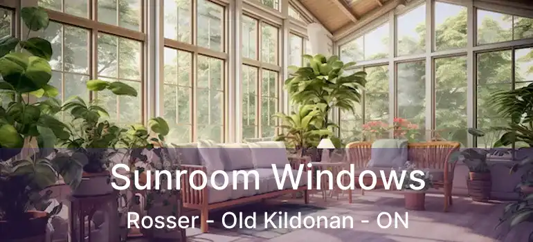  Sunroom Windows Rosser - Old Kildonan - ON