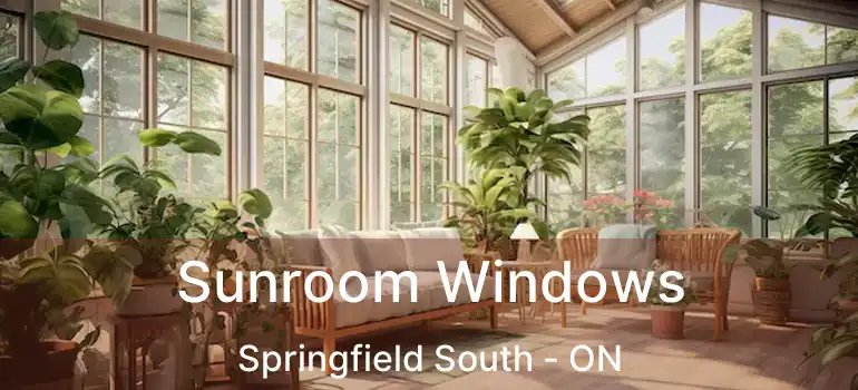  Sunroom Windows Springfield South - ON